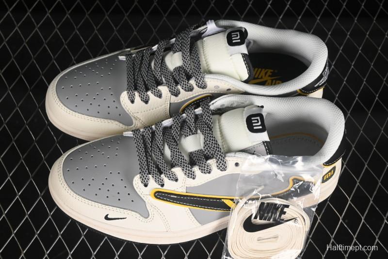 Nike Travis Scott x Fragment Design x Air Jordan 1 Low OG SP AJ1 Xiaomi Collaboration Su7-Ultru Low-Top Casual Sneakers - XX3168-162