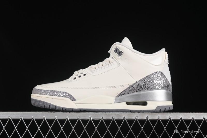 Nike Air Jordan 3 Retro OG Sail Metallic Silver - CK9246-100