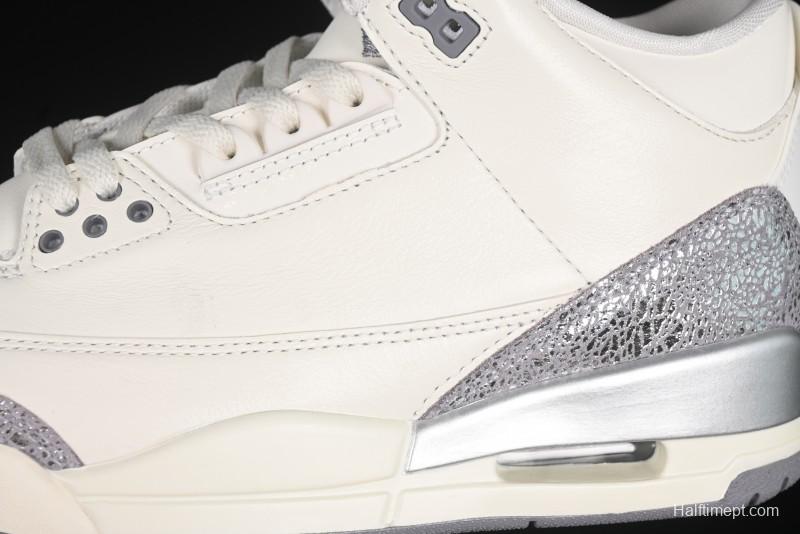Nike Air Jordan 3 Retro OG Sail Metallic Silver - CK9246-100