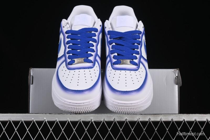 Nike Air Force 1'07 Low Blue Planet Casual Sneakers with Full-Length Air Cushion - ZH0316-079