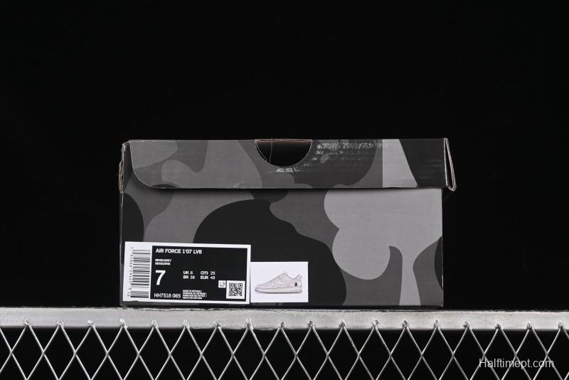 Nike Air Force 1 '07 Low BAPE Collaboration Beige Starry Sky Casual Sneakers - HH7518-065