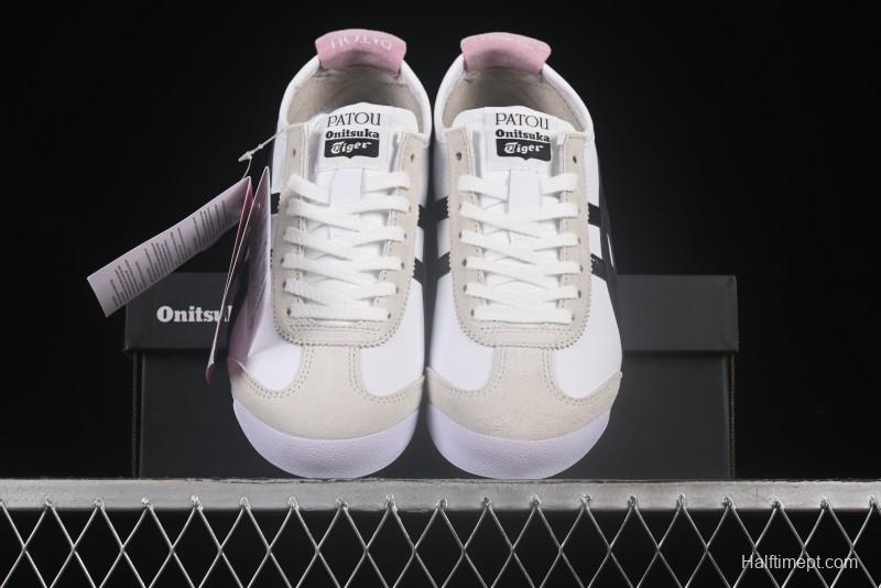 Onitsuka Tiger Mexico 66 Low-Top Leather Sneakers for Casual Running - 1183C380-100