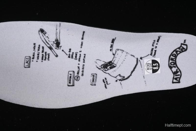 Nike Air Jordan 1 High OG AJ1 Fragment Design Collaboration High-Top Basketball Shoes - DZ5485-041