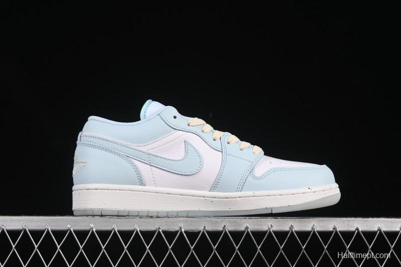 Nike Air Jordan 1 Low AJ1 Mint Blue Casual Lifestyle Sneakers - HJ5999-400