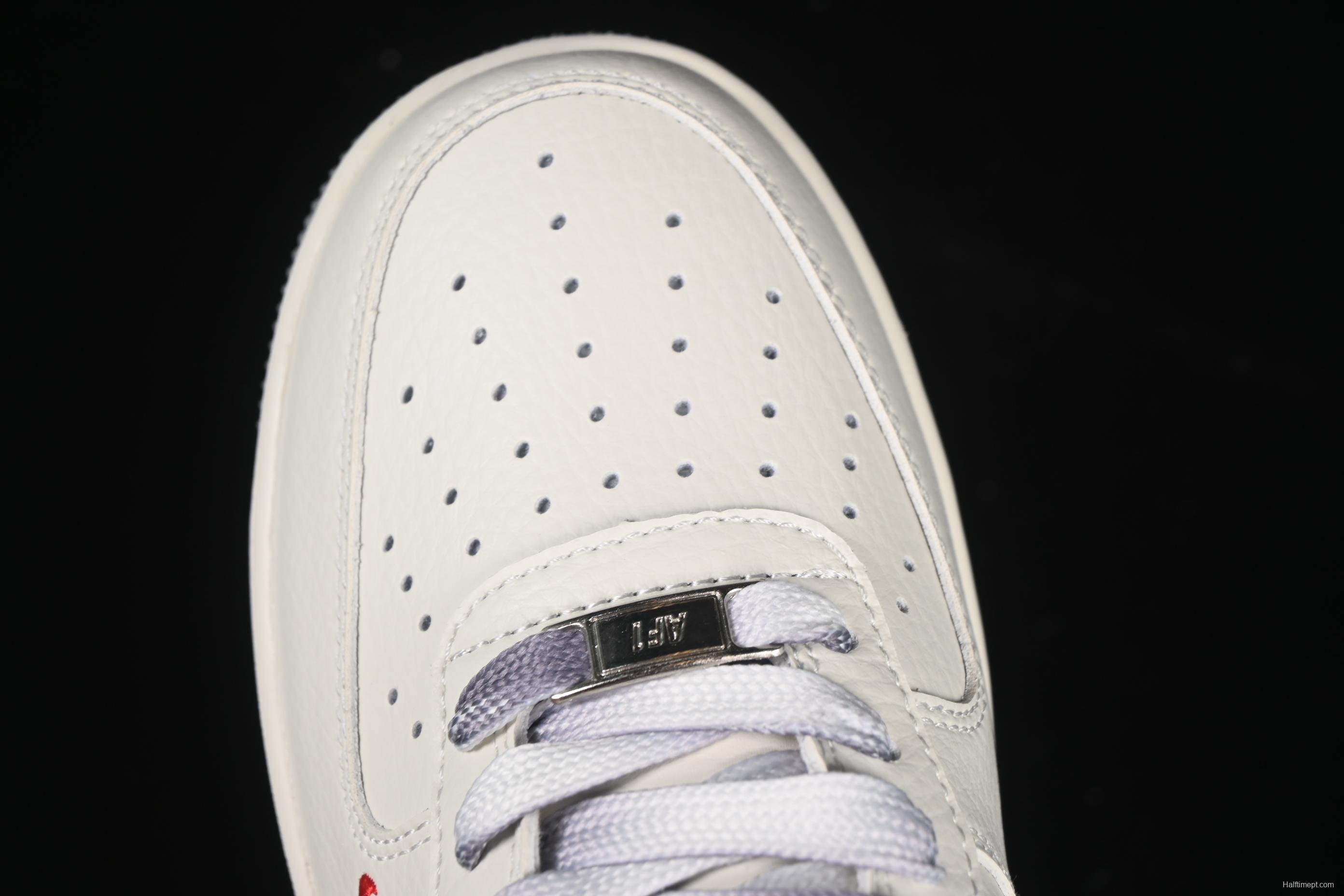 Nike Air Force 1'07 Low UN Collaboration Double Swoosh Red Label Casual Sneakers - CS5288-007