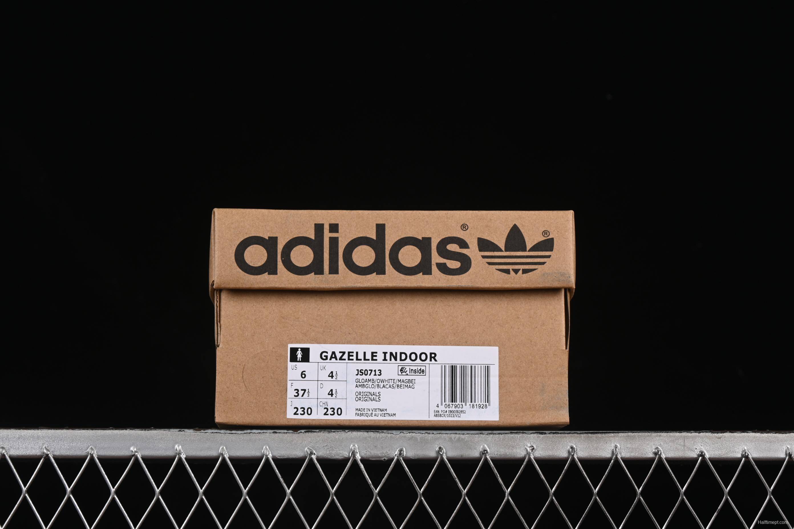 Adidas Originals Gazelle Indoor Retro Casual Anti-Slip Wear-Resistant Low-Top Sneakers - JI0713