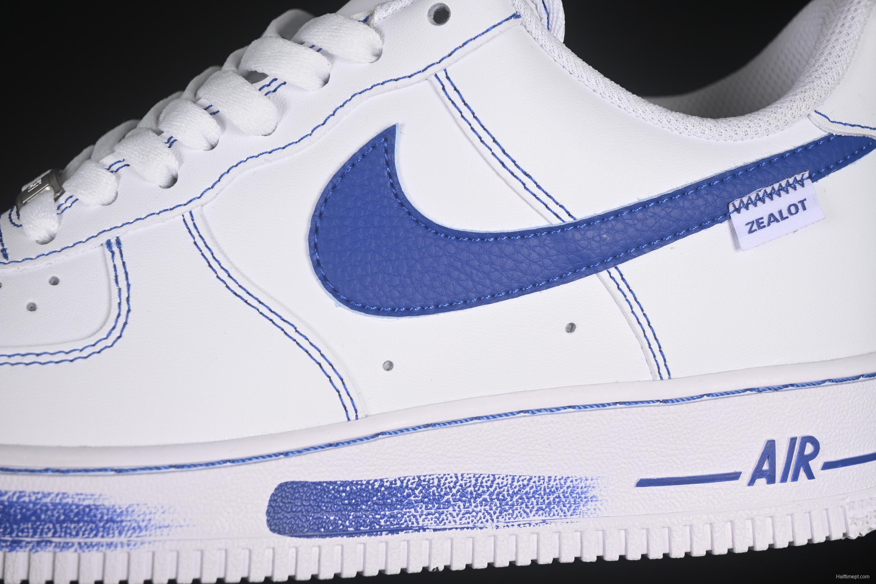 Nike Air Force 1'07 Low Casual Sneakers in Blue Ocean - ZH0316-083