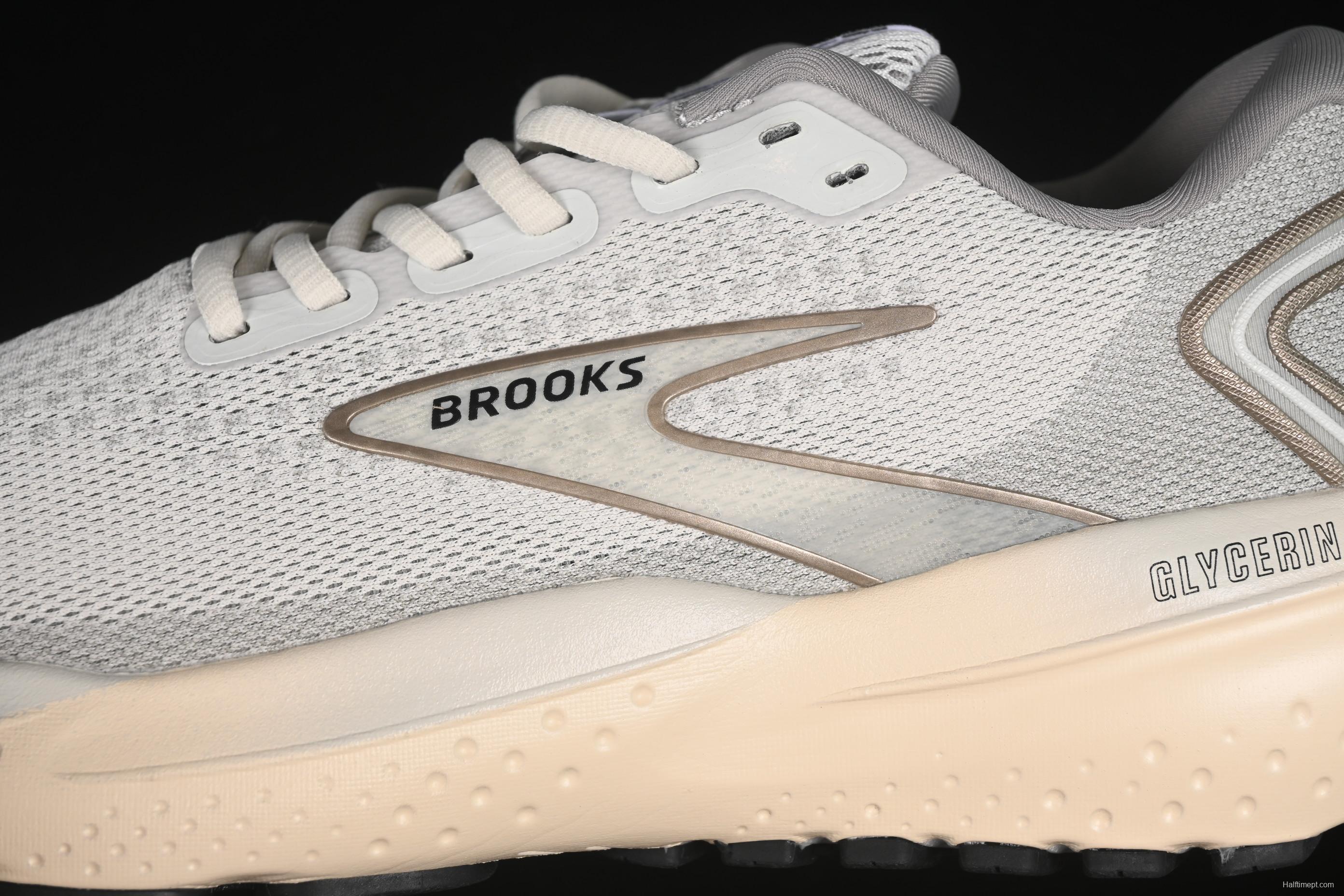 Brooks Glycerin 21 Cushioned Marathon Nitrogen Running Shoes - 1104191D085