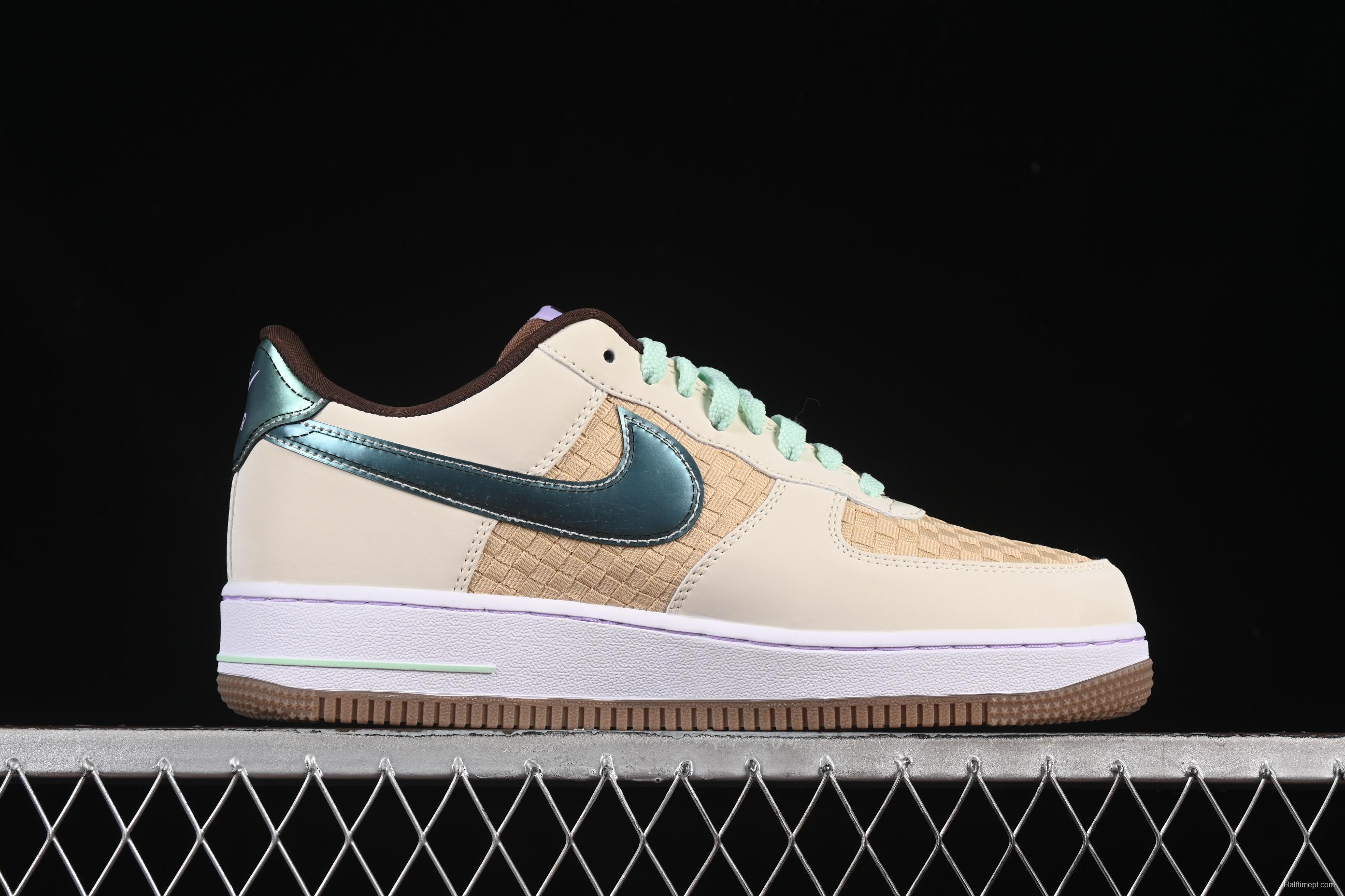 Nike Air Force 1'07 Low Casual Sneakers with Full-Length Air Cushion - IB5722-100