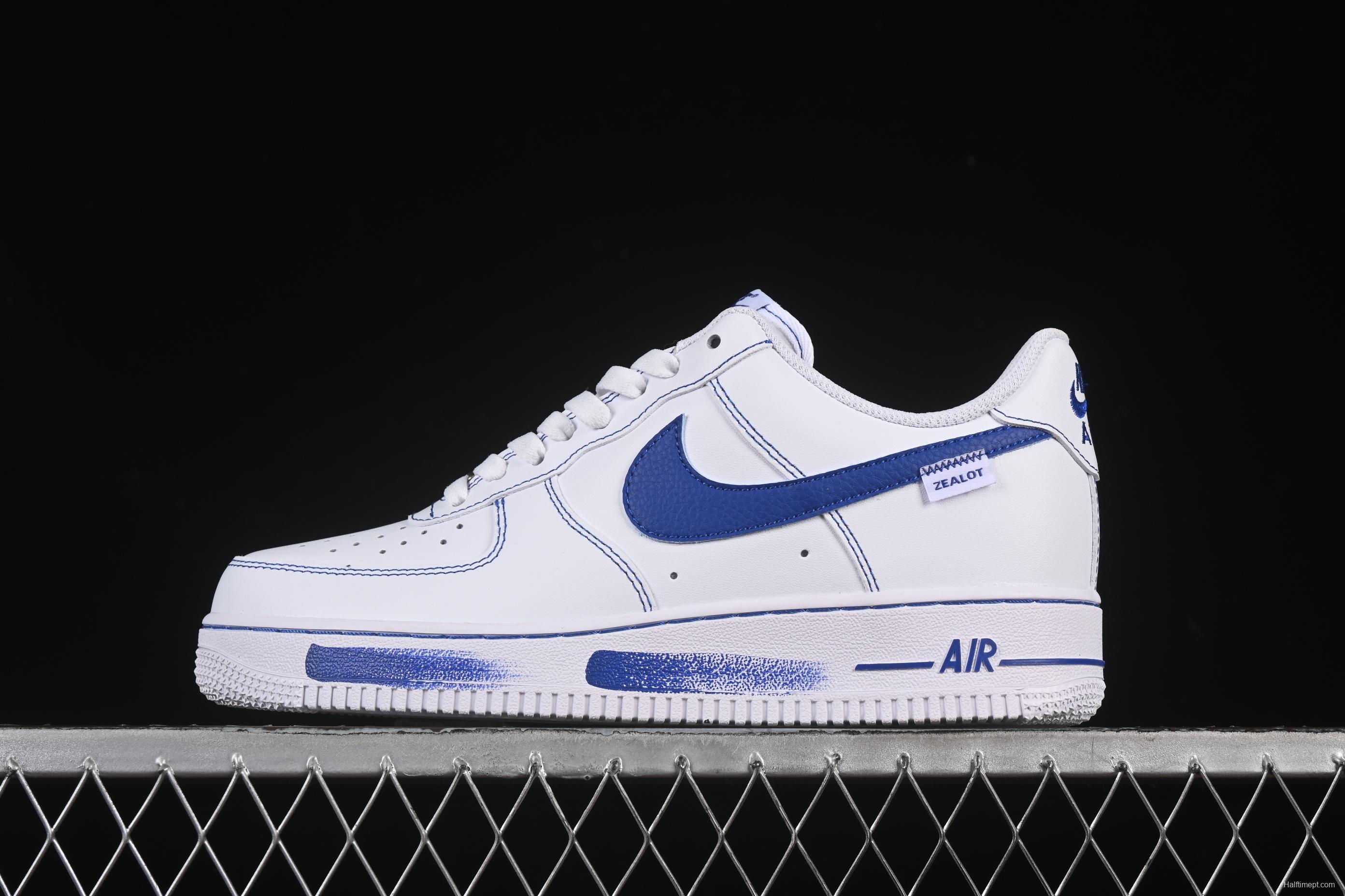 Nike Air Force 1'07 Low Casual Sneakers in Blue Ocean - ZH0316-083
