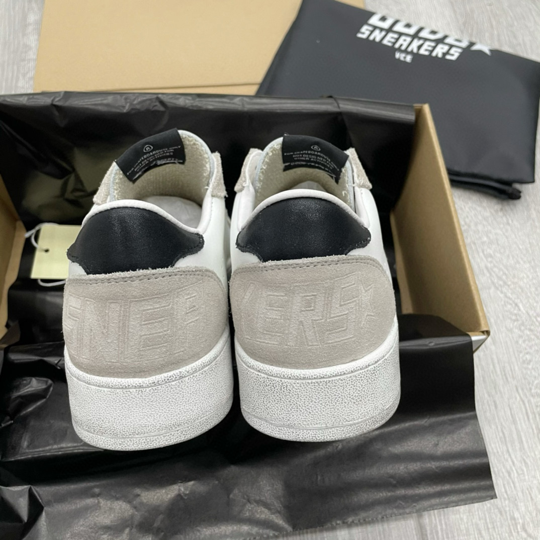 2024 Unisex GGDB White Black Suede Leather Low-top Sneakers MJ00260