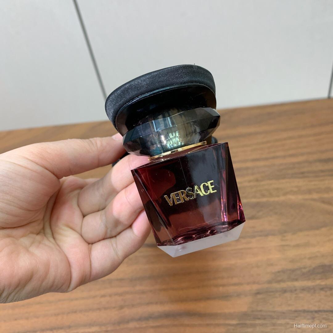 2025 Women VERSACE Black Silk Satin Slippers KFY00300