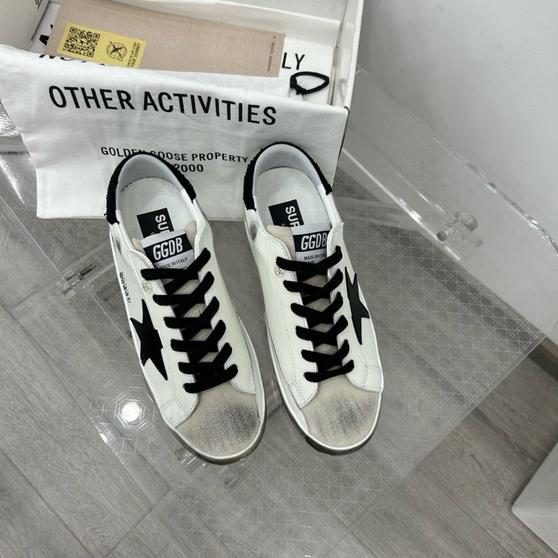 2025 Men GGDB White Black Leather Suede Sneakers SUPER STAR