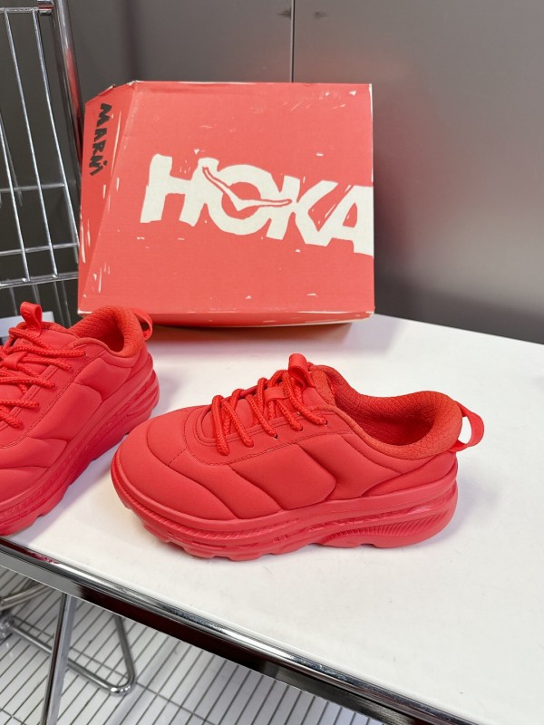 2025 Women Marni Red Fabric Sneakers