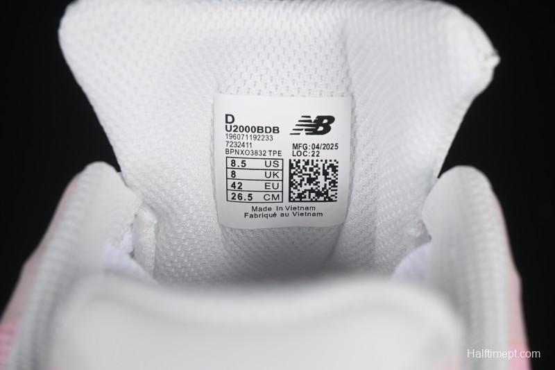 New Balance 2000 Series Retro Dad Style Casual Running Shoes - U2000BDB