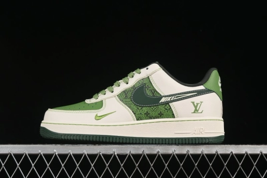 Nike Air Force 1 '07 Low LV Collaboration Turquoise Green Casual Sneakers - KK1988-086