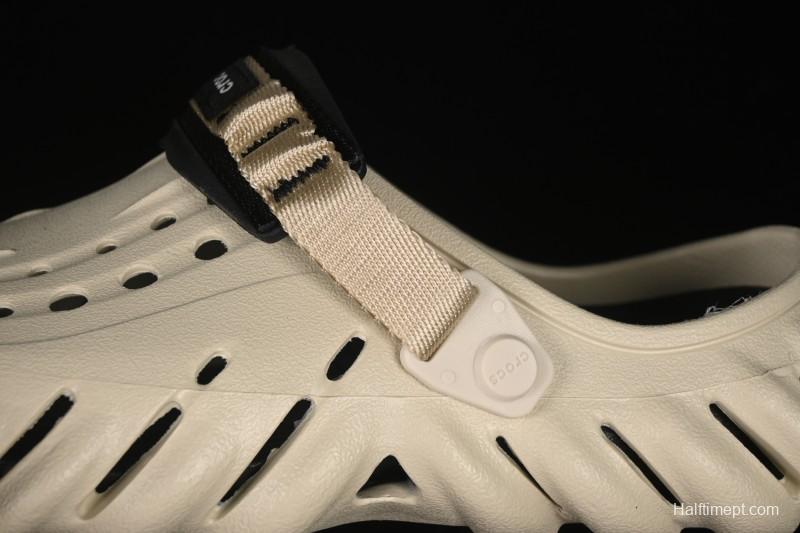 Crocs Bobs Flat Heel Closed Toe Slip-On Beach Clog Sandals