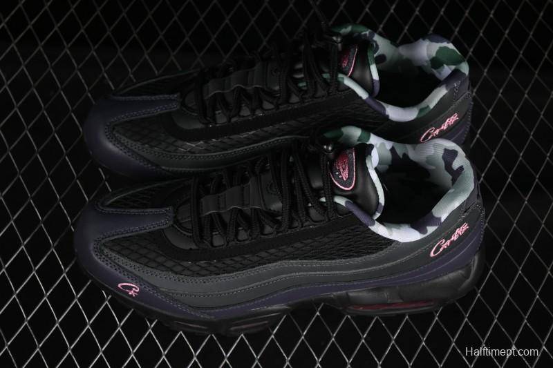 Nike Air Max 95 Retro Cushioned Running Shoes with Air-Sole Unit - FB2709-001