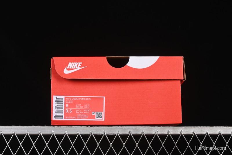 Nike Zoom Vomero 5 Retro Casual Running Shoes with Lightweight Cushioning - HF1877-001