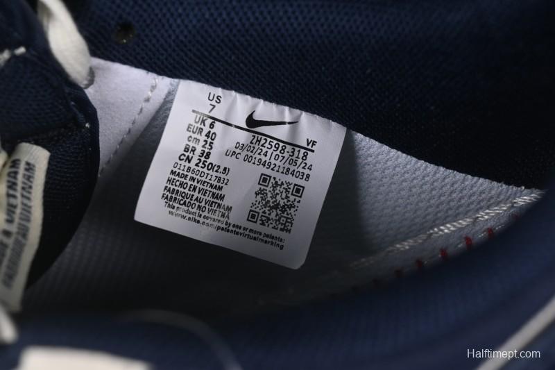 Nike Air Force 1'07 Low North Face Collaboration Dark Blue Sole Casual Sneakers - ZH2598-318