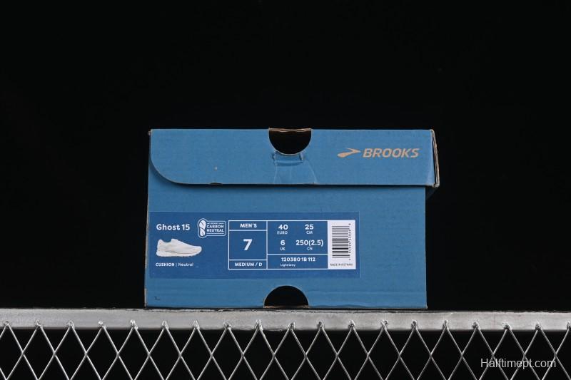 Brooks Ghost 15 Low-Cut Breathable Cushioned Support Casual Running Shoes - 1203801B112