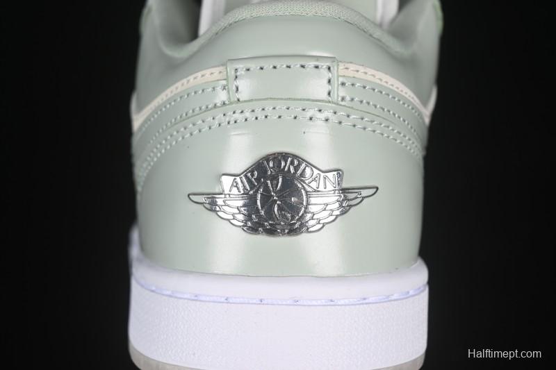 Nike Air Jordan 1 Low AJ1 Amber Green Low Top Casual Skate Shoes HF4078-100