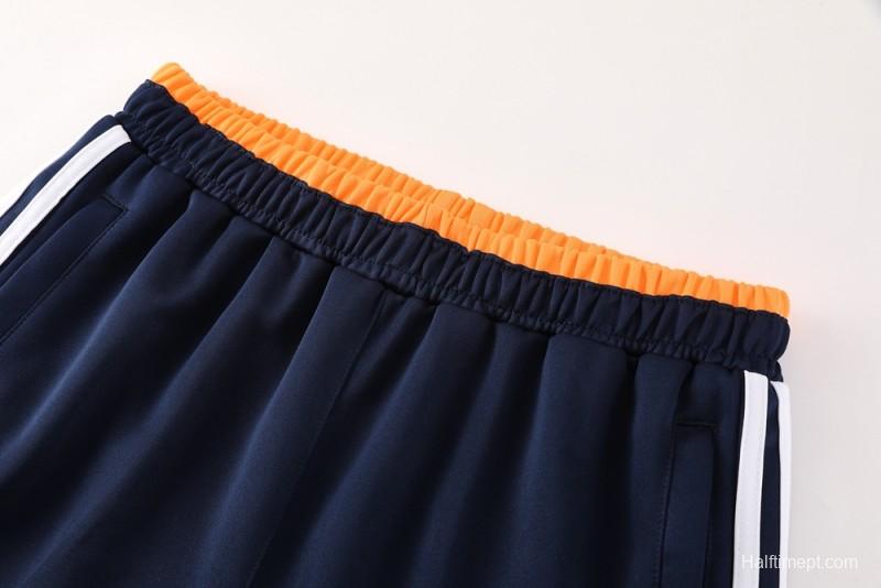 25/26 Real Madrid Navy Full Zipper Jacket +Long Pants