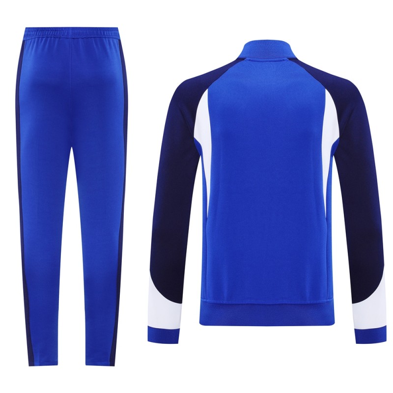 2025 NIKE Blue/Navy Full Zipper Jacket + Long Pants