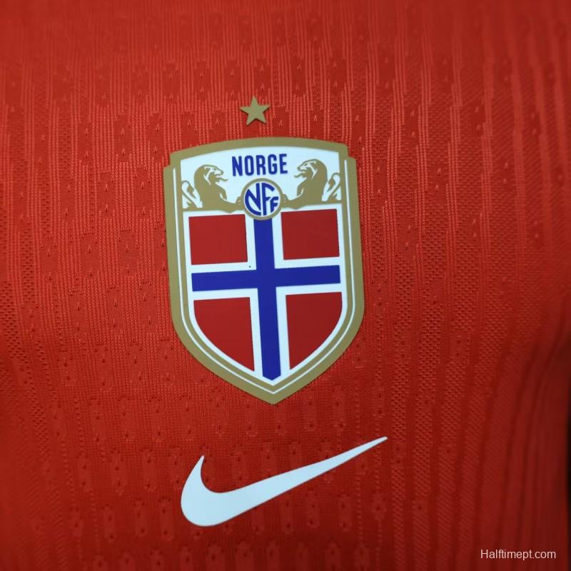 Player Version 2025 Norway Home Jersey