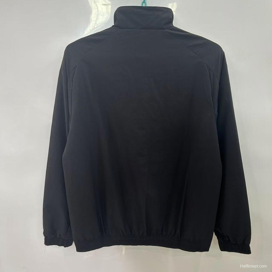 25/26 Liverpool Black Windbreaker