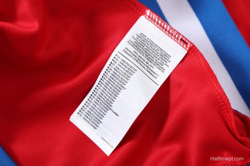 25/26 Atletico Madrid Red Full Zipper Jacket + Long Pants