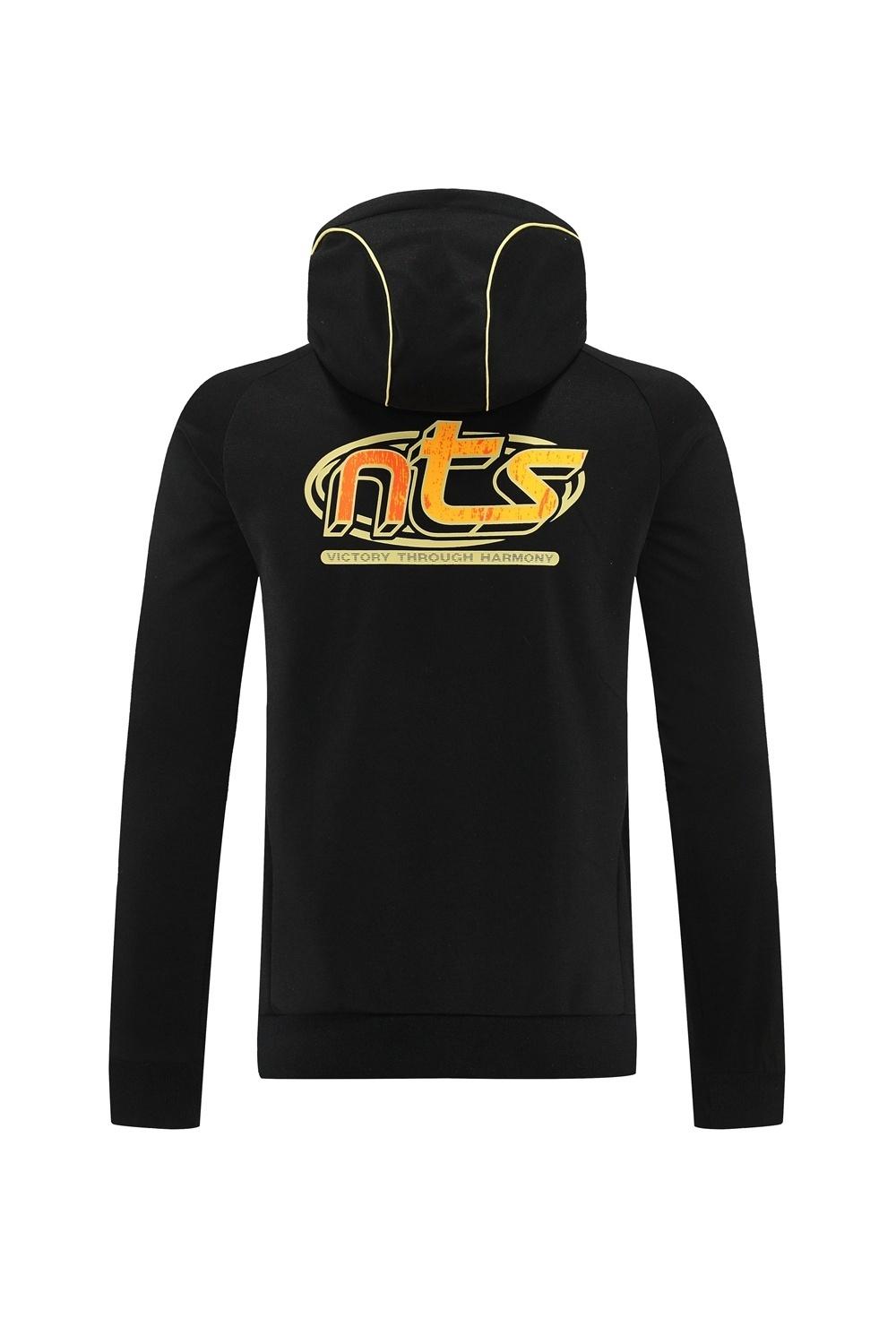 25/26 Arsenal Black Full Zipper Jacket + Long Pants