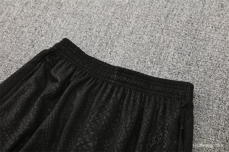 25/26 Barcelona Black Joint Edition Half Zipper Jacket+Long Pants