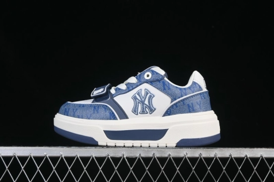New York Yankees Chunky Liner Pocket Monogram Height-Increasing Thick Sole Casual Running Shoes - 3ASXP025N50NYS