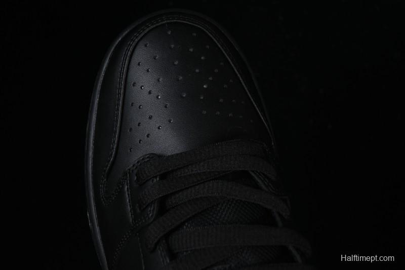 Nike SB Dunk Low Pro ISO Triple Black Skate Shoes - FJ1674-001