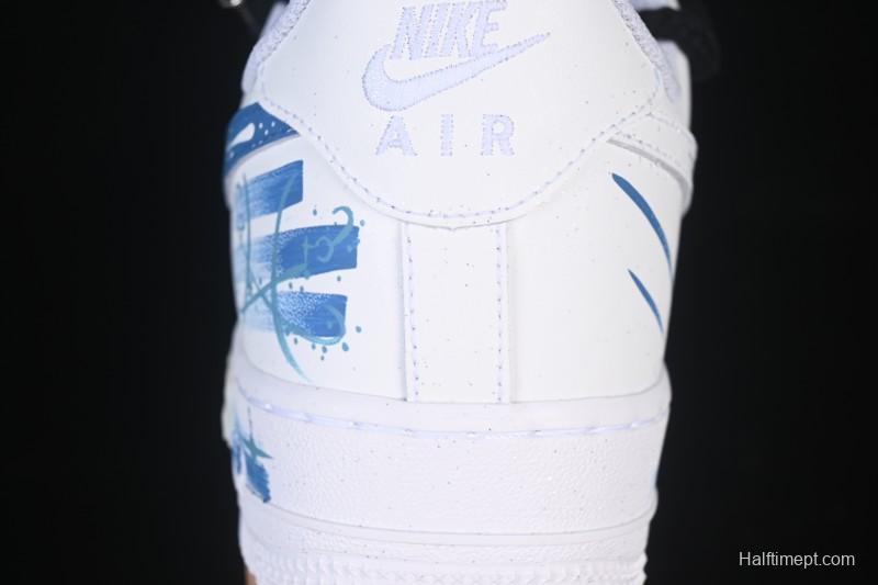 Nike Air Force 1'07 Low Pisces Hand-Painted Doodle Zodiac Series - 219-320
