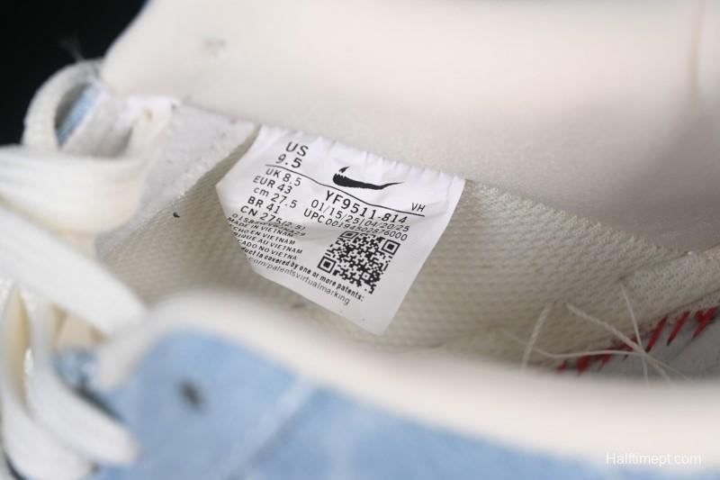 Nike Air Force 1 '07 Low Levi's White Light Blue Casual Sneakers - YF9511-814