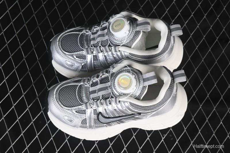 Nike P-6000 Retro Casual Sports Kids Shoes - Silver White Swoosh
