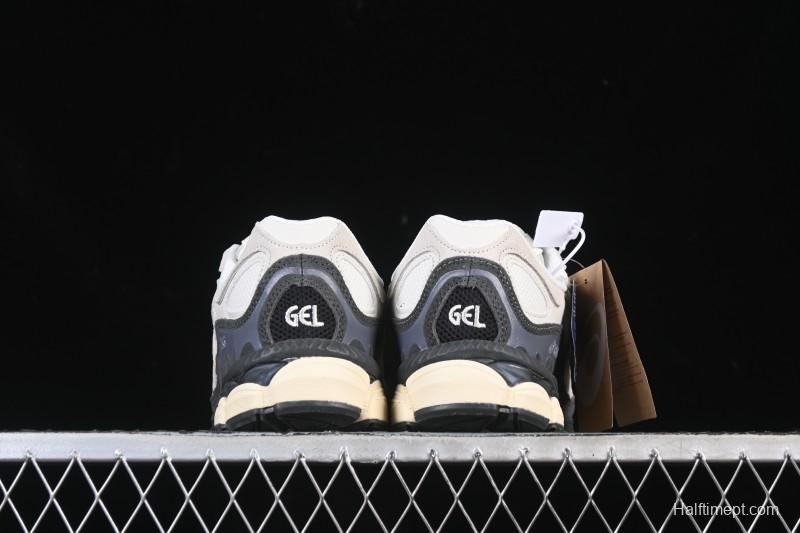 Asics Gel-NYC Retro Running Shoes with Breathable Mesh and Suede Upper - 1203A383-111