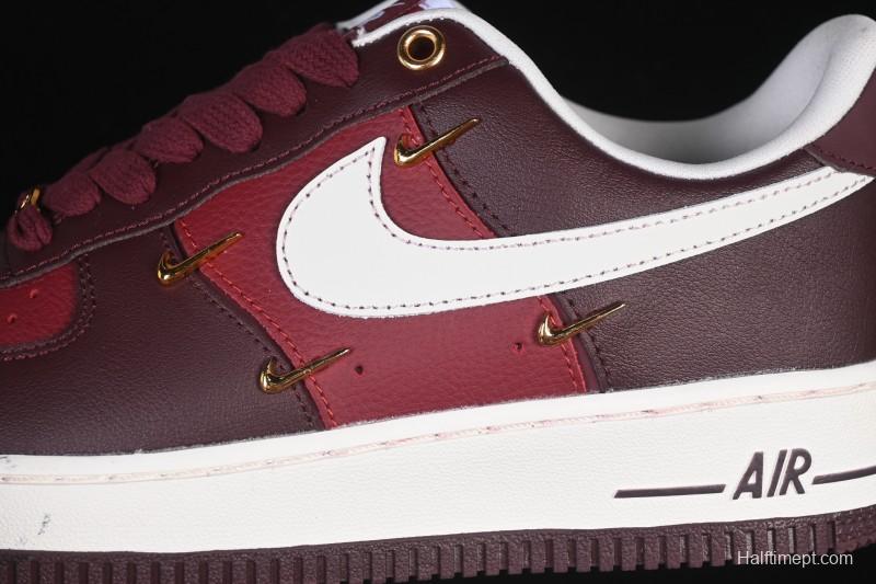 Nike Air Force 1'07 Low Casual Sneakers with Full-Length Air Cushion - IR0485-611