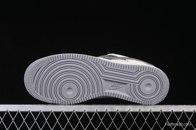 Nike Air Force 1 '07 Low Supreme Graffiti Beige Swoosh Casual Sneakers - QW5606-272