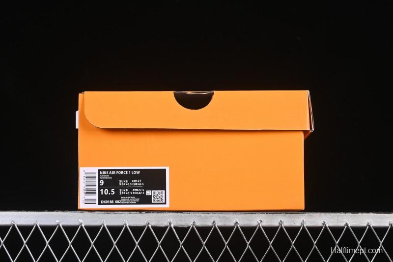 Nike Air Force 1 '07 Low LV Collaboration Wheat Print Casual Sneakers - DK0188-082