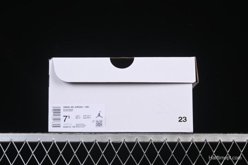 Nike Air Jordan 1 Mid Jade Smoke - BQ6472-138