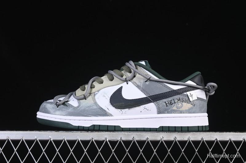 Nike SB Dunk Low Anniversary Custom Low-Top Casual Skate Shoes - DV0833-111