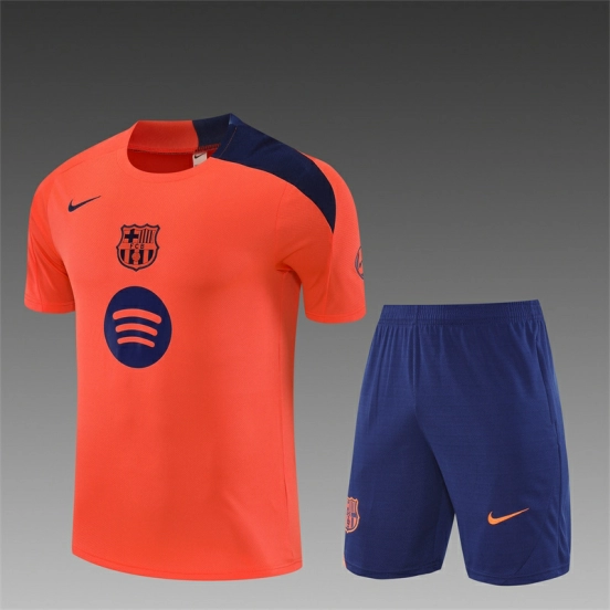 25/26 Barcelona Orange T90 Short Sleeve Jersey+Shorts