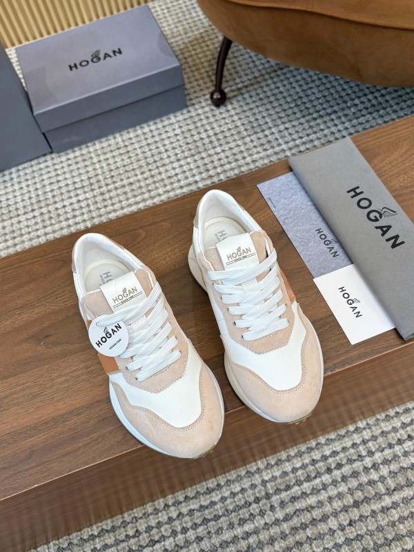 Hogan H-STRIPES Series Couple Thick Sole Dad Shoes Sneakers - AS00350