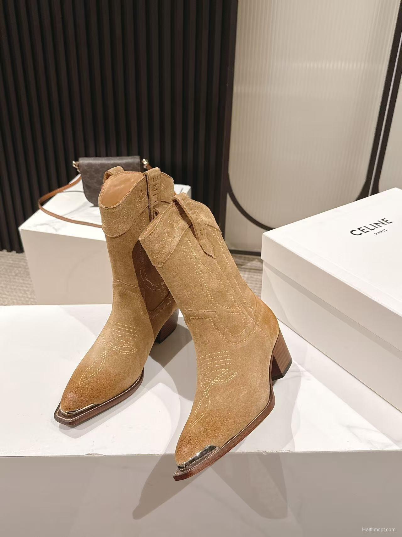 CELINE Fashion Boots 2025 SS Collection with Arch of Triumph Logo - LY00440