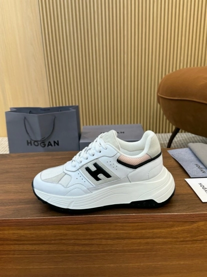 Hogan H-STRIPES Series Couple Thick Sole Dad Shoes Casual Sneakers - LY00370/LY00380