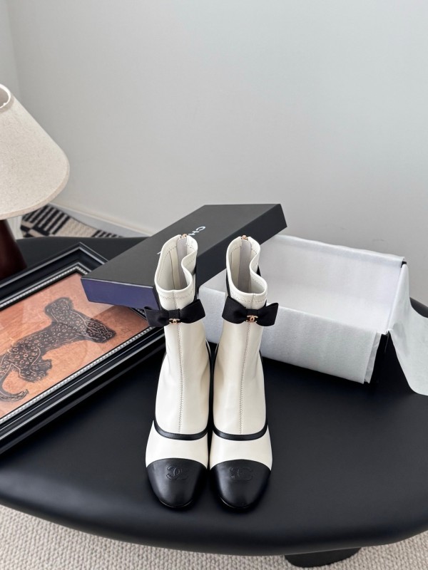Chanel 2025 SS New Bow Ankle Boots - LY00
