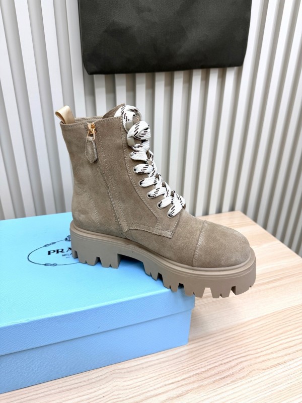 Prada 2025 SS Platform Martin Boots - LY0350